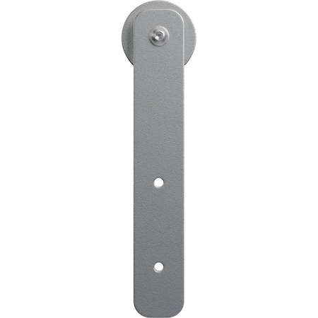 Ekena Millwork Economy Straight Strap Silent Roller Hanger w/ Bolts for Barn Door for 1 3/8" to 1 3/4" Doors GB6008RSM